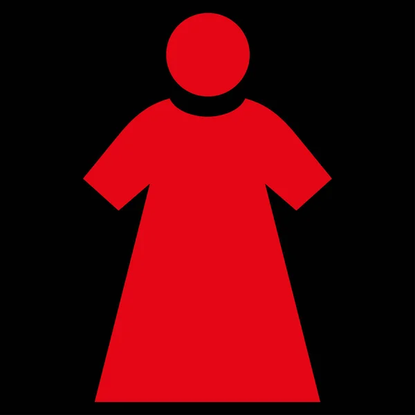 Ícone vetor mulher — Vetor de Stock