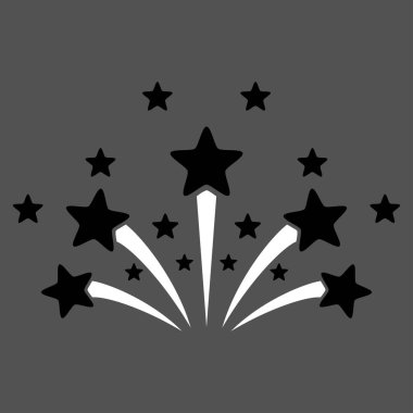 Yıldız Fireworks vektör simgesi