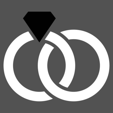 Alyans vektör simgesi