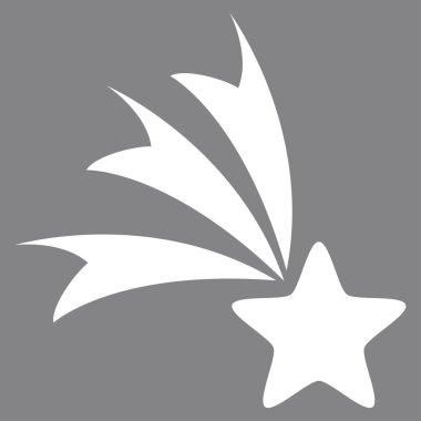 Düşen yıldız vektör simgesi