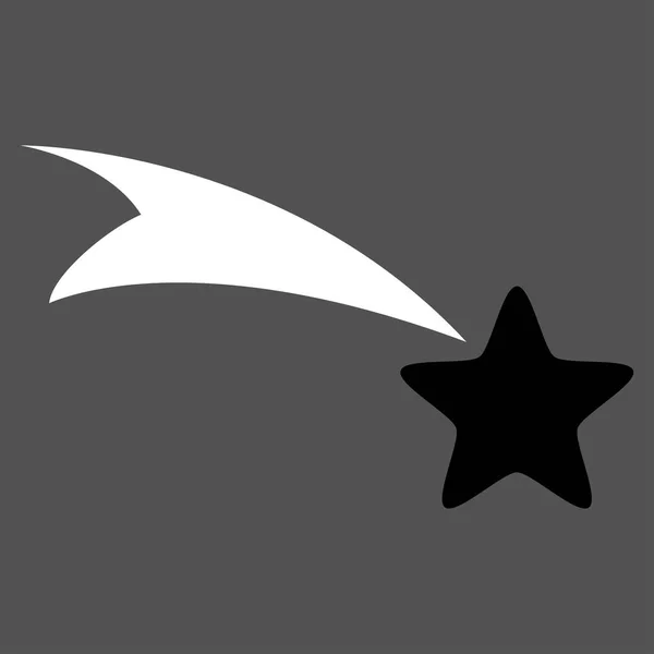 Falling Star Vector Icon — Stock Vector