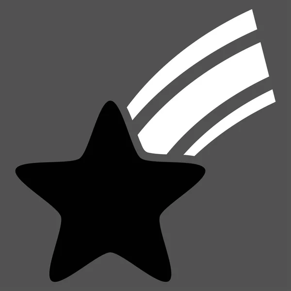 Icône vectorielle étoile tombante — Image vectorielle