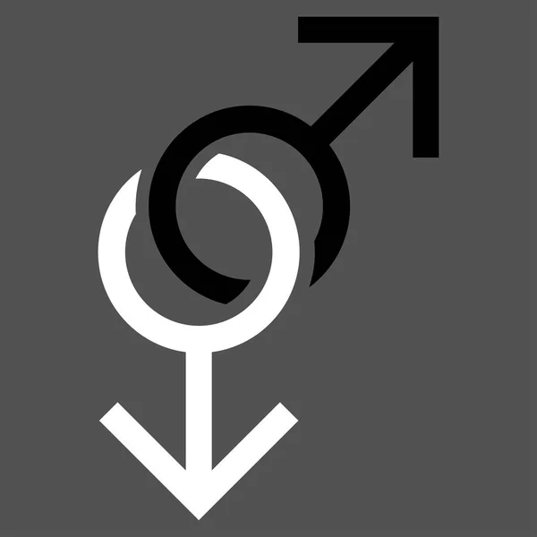 Gay Miłość Symbol wektor ikona — Wektor stockowy