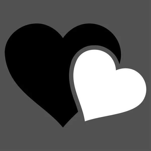 Love Hearts Vector Icon — Stock Vector
