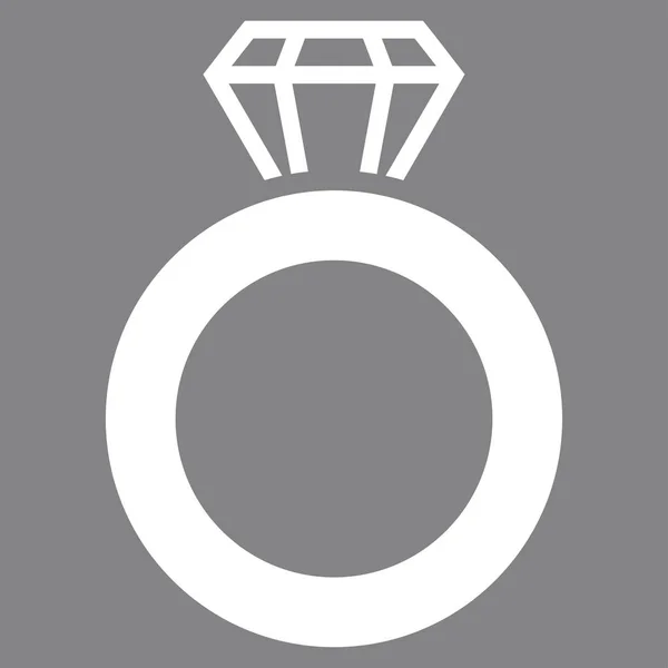 Pärla Ring vektor symbol — Stock vektor