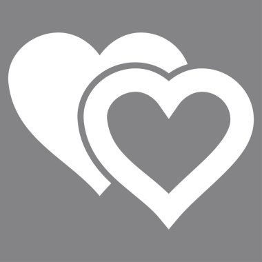 Sevgi kalpleri vektör simgesi