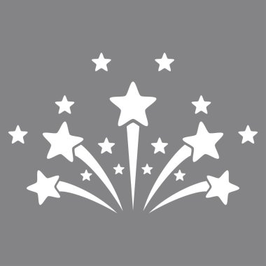 Yıldız Fireworks vektör simgesi