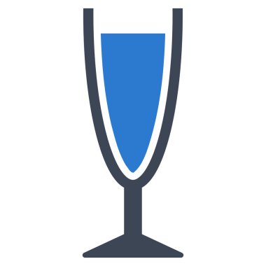 şarap cam vektör simgesi