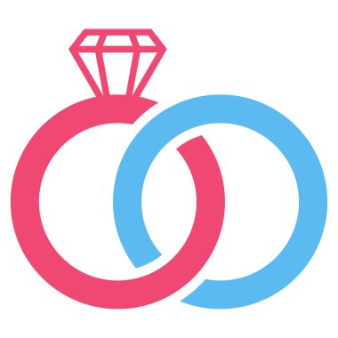 Alyans vektör simgesi