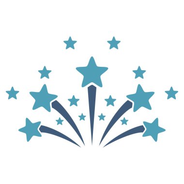 Yıldız Fireworks vektör simgesi