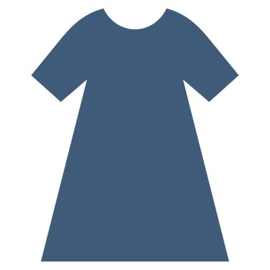 kadın elbise vektör simgesi