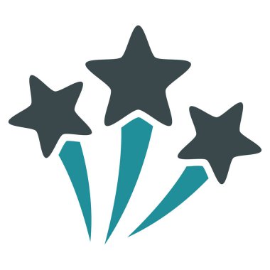 Yıldız Fireworks vektör simgesi