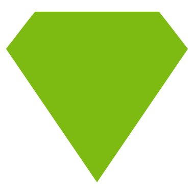 Elmas vektör simgesi