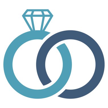 Alyans vektör simgesi