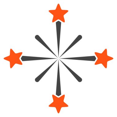 Fireworks vektör simgesi