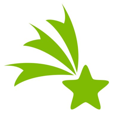 Düşen yıldız vektör simgesi