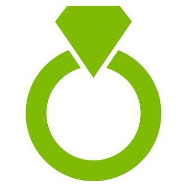 Elmas halka vektör simgesi