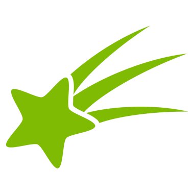 Düşen yıldız vektör simgesi