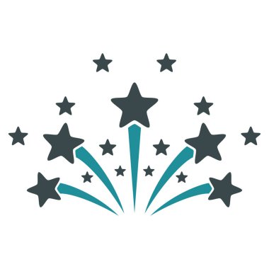 Yıldız Fireworks vektör simgesi