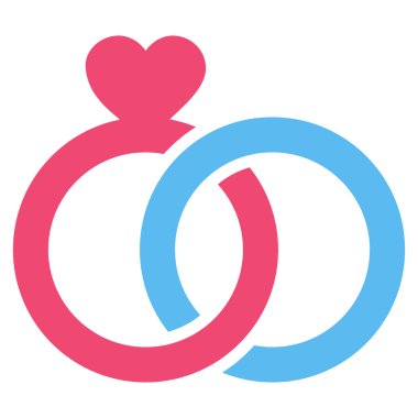 Alyans vektör simgesi