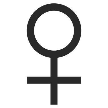 Venüs kadın simge vektör simgesi