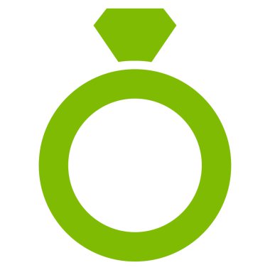 Elmas halka vektör simgesi