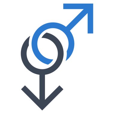 Eşcinsel aşk simge vektör simgesi