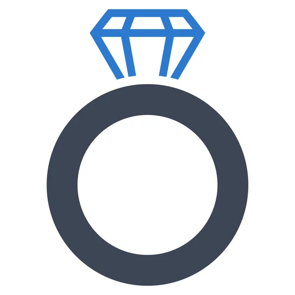 Icône vectorielle anneau gemme — Image vectorielle