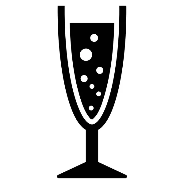 Champagne Glass Vector Icon — Stock Vector