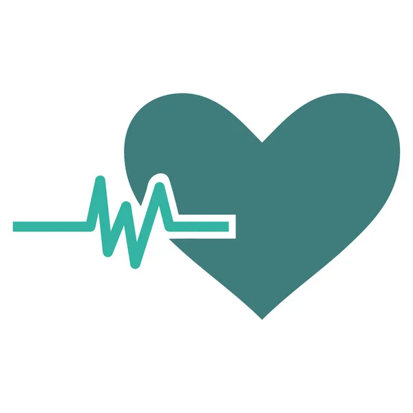 Hart Pulse Vector pictogram — Stockvector