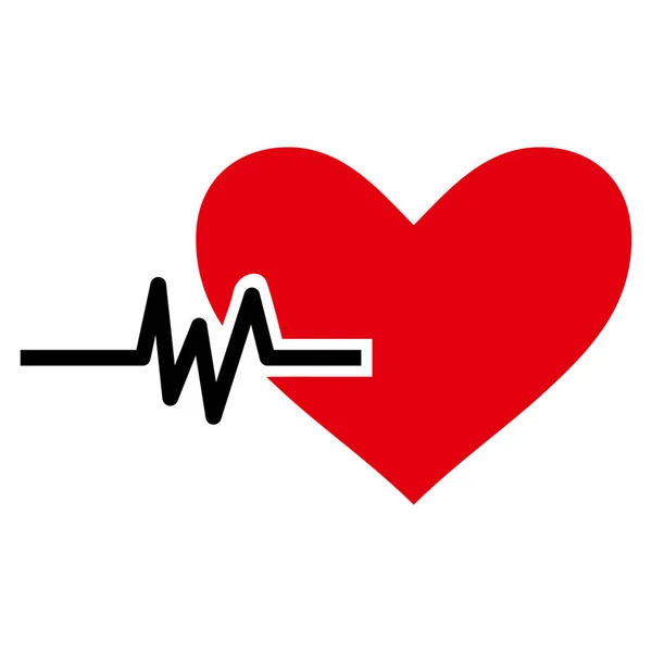 Heart puls vektor Icon — Stock vektor