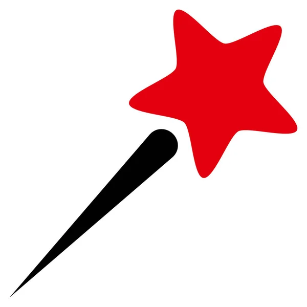 Estrella voladora Vector Icono — Vector de stock