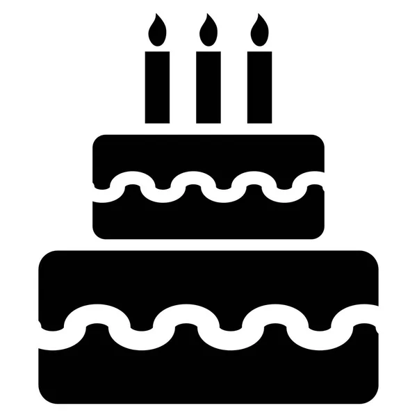 Gateau D Anniversaire Icone Vectorielle Image Vectorielle Anastasyastocks Gmail Com C