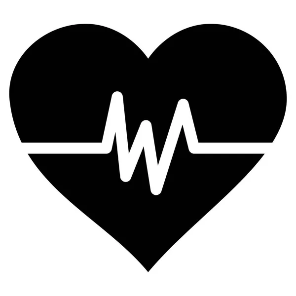 Icona vettoriale del polso cardiaco — Vettoriale Stock