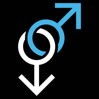 Eşcinsel aşk simge vektör simgesi