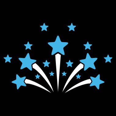Yıldız Fireworks vektör simgesi