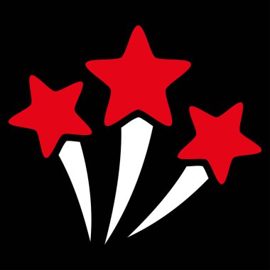 Yıldız Fireworks vektör simgesi