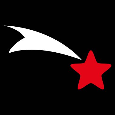 Düşen yıldız vektör simgesi