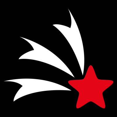 Düşen yıldız vektör simgesi