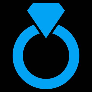 Elmas halka vektör simgesi