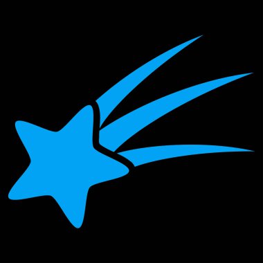 Düşen yıldız vektör simgesi