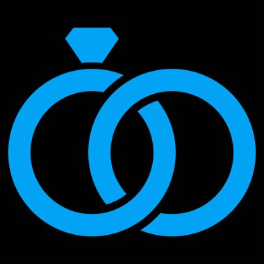 Mücevher yüzük vektör simgesi