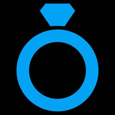 Elmas halka vektör simgesi