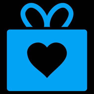 Sevgi hediye vektör simgesi