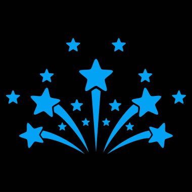 Yıldız Fireworks vektör simgesi