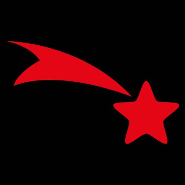 Düşen yıldız vektör simgesi