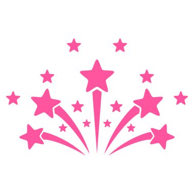 Yıldız Fireworks vektör simgesi