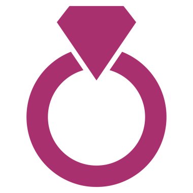 Elmas halka vektör simgesi