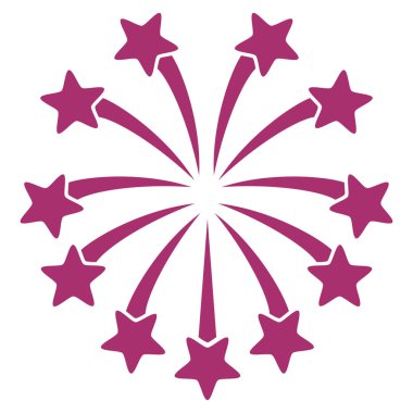 Küresel Fireworks vektör simgesi