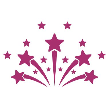 Yıldız Fireworks vektör simgesi